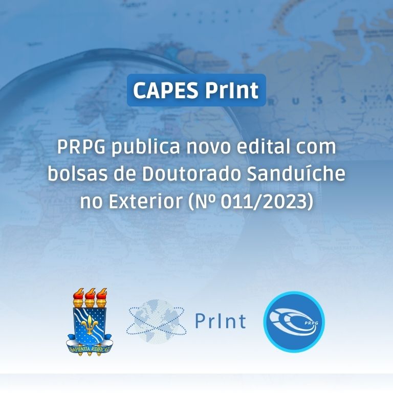 Edital Capes PrInt UFPB - Doutorado Sanduíche no Exterior