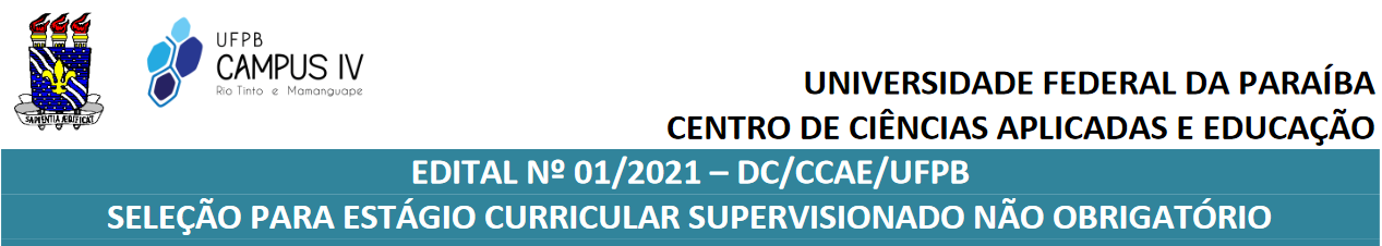 Inscritos homologados Edital 01-CCAE