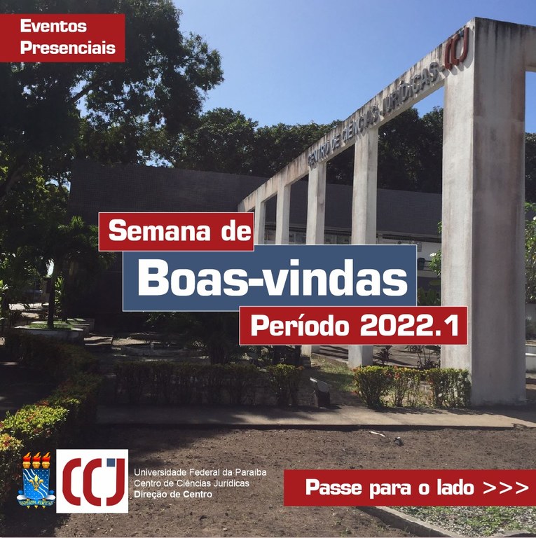 Boas vindas CCJ