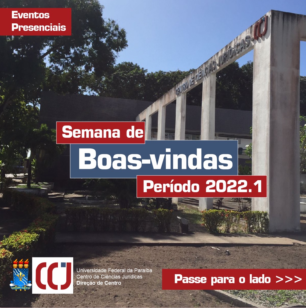 Boas vindas CCJ
