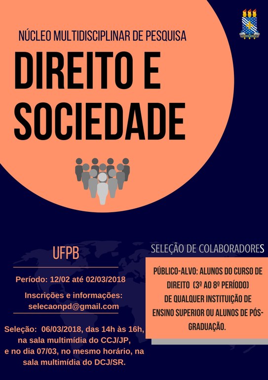 Núcleo Multidisciplinar de Pesquisa em Direito e Sociedade (NPD/UFPB)