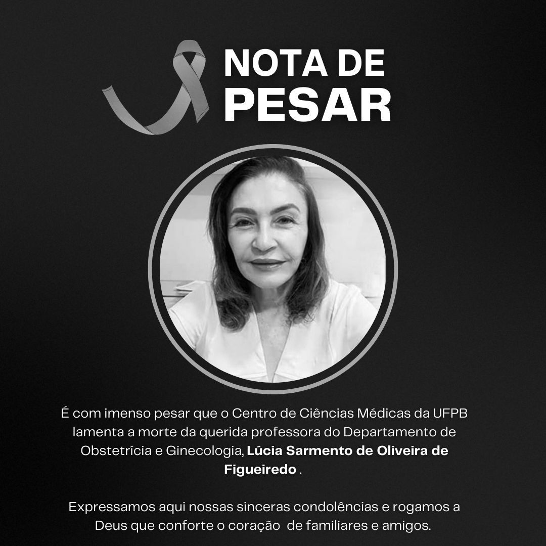 Nota de Pesar: Lúcia Sarmento