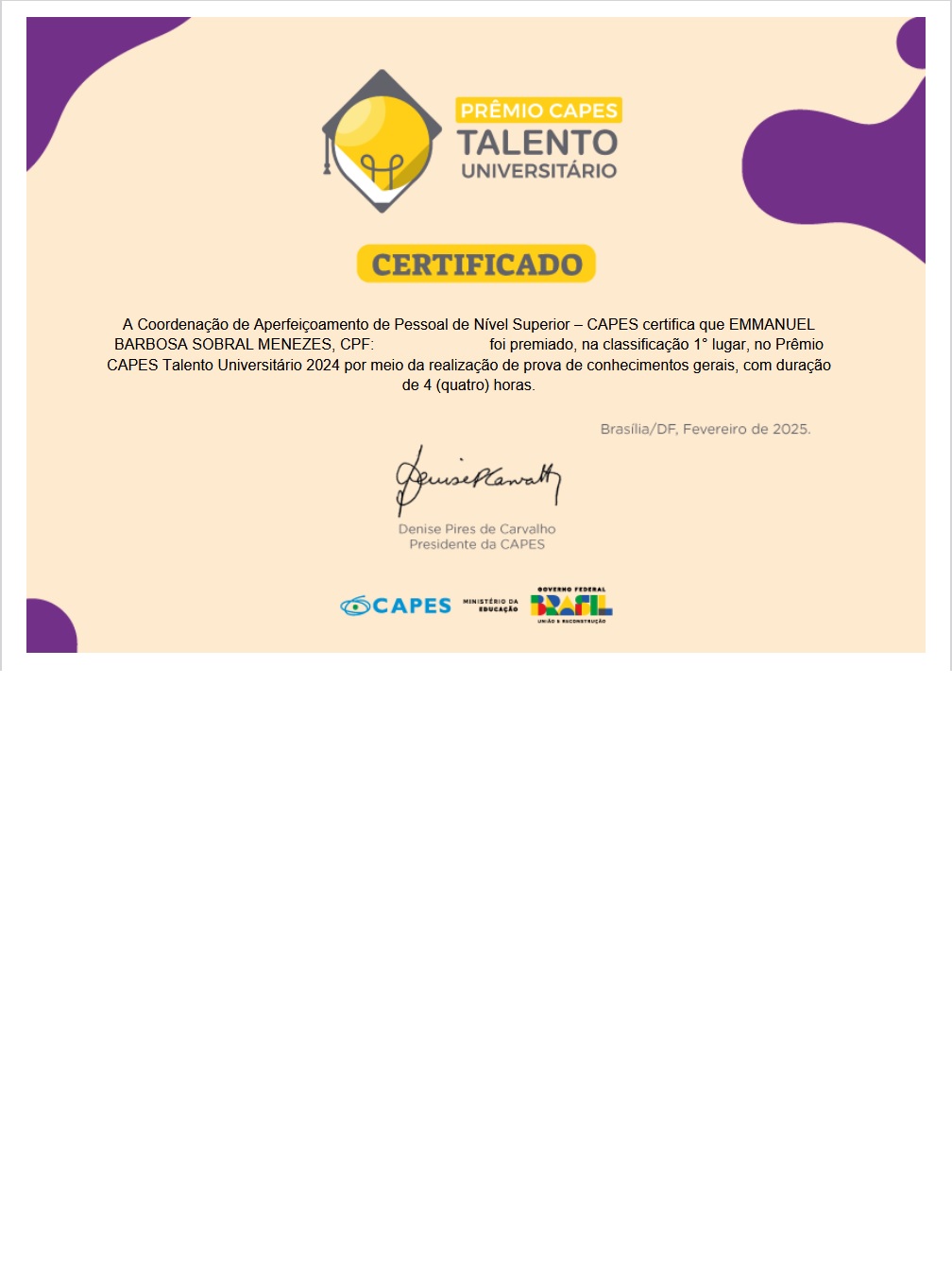 Certificado