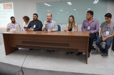 Professor Dr. João Euclides na abertura do VI Forum Estadual de Ensino em Fisioterapia da ABENFISIO. Imagens Weltorres