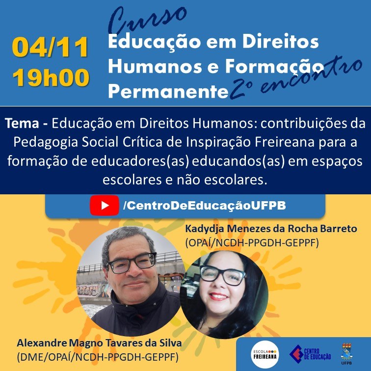 Curso Educação em Direitos Humanos e Formaçao Permanente