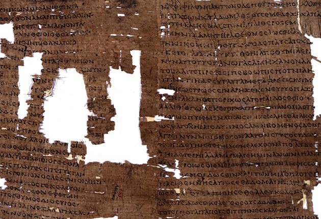 Papyrus Oxyrhynchus 551, com trecho do Canto 14 da Ilíada Papyrus Oxyrhynchus 551, com trecho do Canto 14 da Ilíada