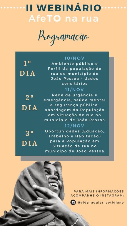 II Webinário AfeTO programação