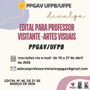 Seleção de professor visitante 2026