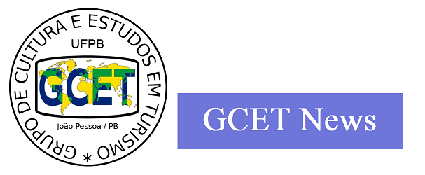 Logo circular com nome GCET News