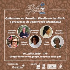 O evento acontecerá no dia 07 de julho às 17 horas e
contará com a participação da Dra Fernanda Lucchesi, Me Wladimyr Sena Araújo, Dra Maria Salomé Lopes
Fredrich Ma Maria Ronizia Pereira Gonçalves e Ma Maria Ester P Fortes