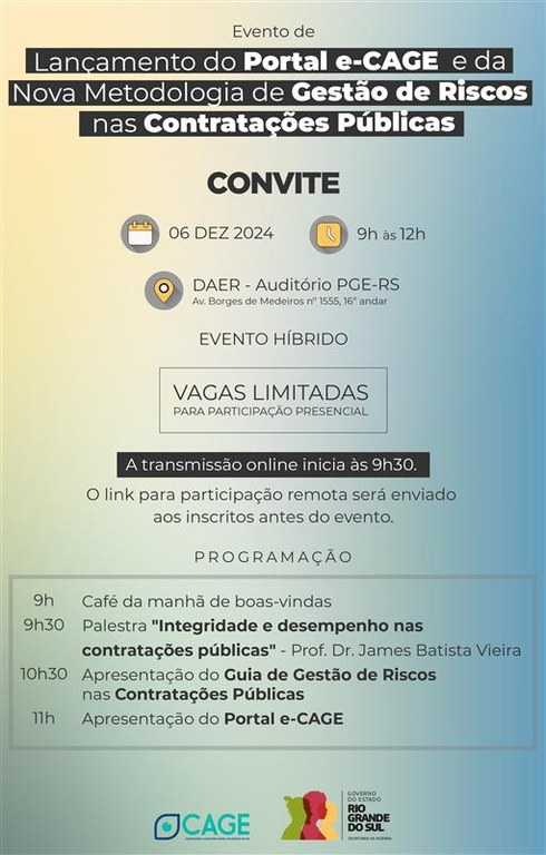 CAGERS - Guia de Gestão de Riscos das Contratações