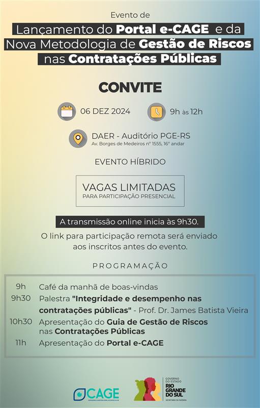 CAGERS - Guia de Gestão de Riscos das Contratações