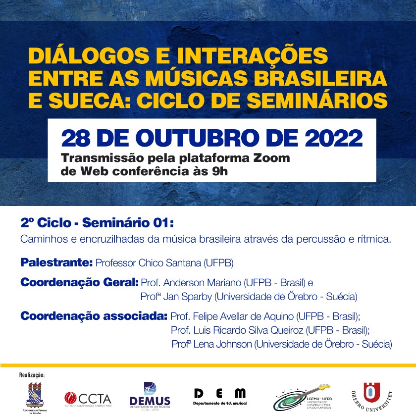 Flyer caminhos e encruzilhadas