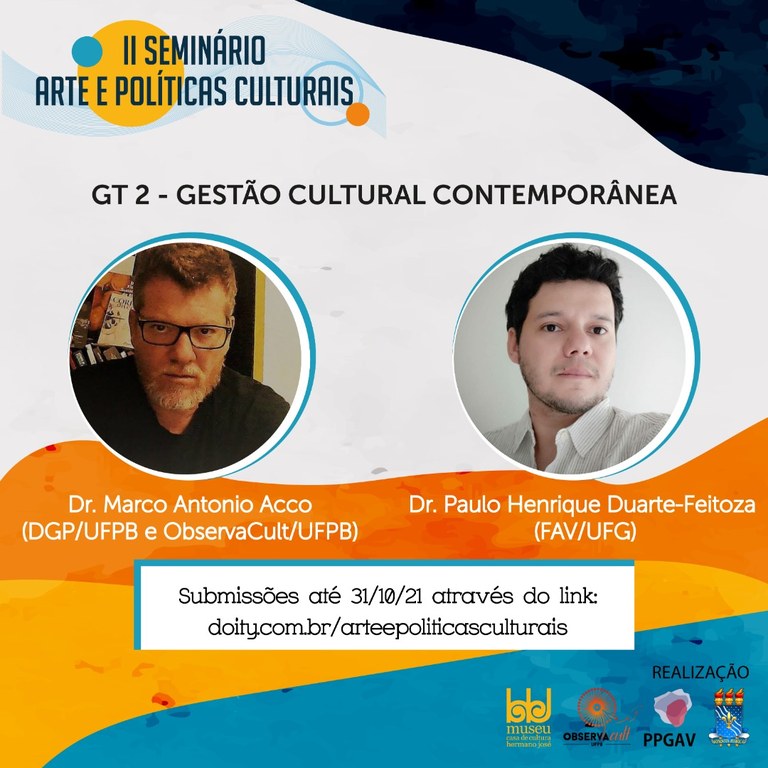 GT2 - Gestão Cultural Contemporânea
