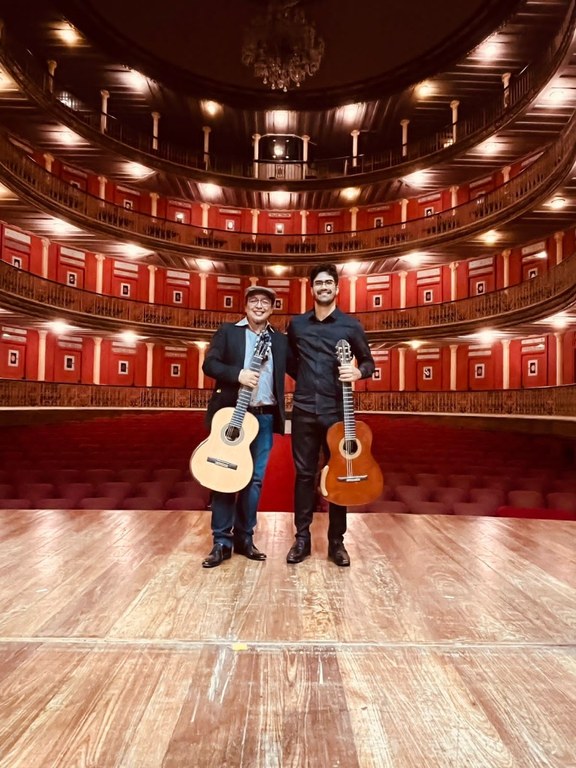 Maestro João Omar e Samuel Alves Maestro João Omar e Samuel Alves