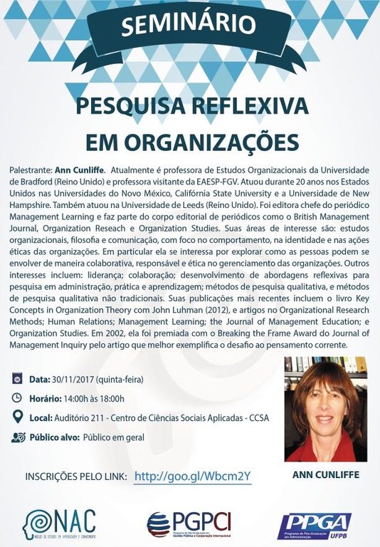 Seminário: Pesquisa reflexiva em organizações