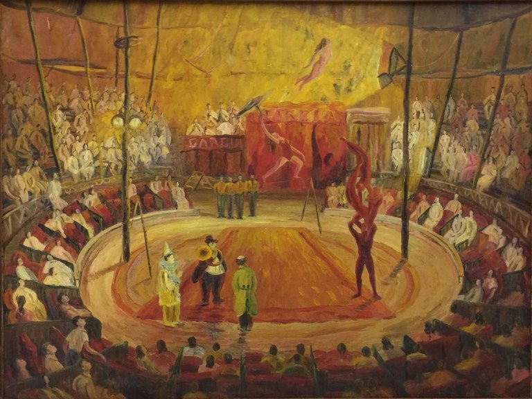 CIRCO GARCIA (INTERIOR), 1954. CIRCO GARCIA (INTERIOR), 1954.