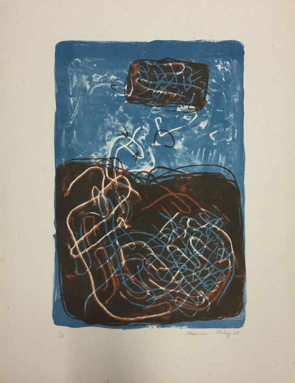 Litografia VII, 1963. Litografia VII, 1963.