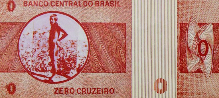 Zero Cruzeiro (frente), 1978-1984. Zero Cruzeiro (frente), 1978-1984.