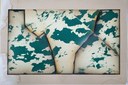 Litografia da artista Ana Bella Geiger, de 1982, doada pela professora Marta Penner, adquirida na Alemanha. Tiragem 6/50.