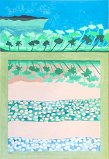 Nova pintura no acervo da Pinacoteca da UFPB.