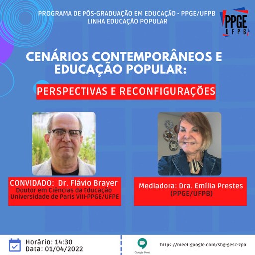 Encontro de Integração - Educação Popular 2022.1