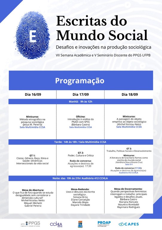 Programação VII Semana V Seminário