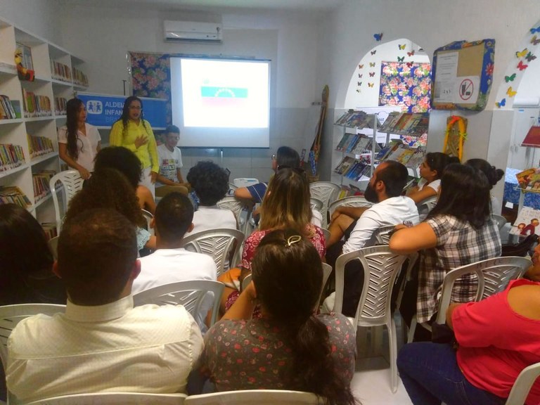 Comemoração pelo dia do refugiado. Imagem foto disponível no SIGAA (2019). Comemoração pelo dia do refugiado. Imagem foto disponível no SIGAA (2019).