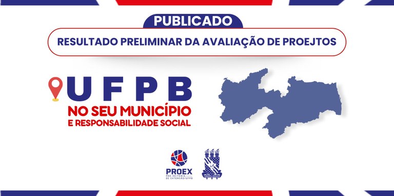 Resultado preliminar UFPB no seu Município