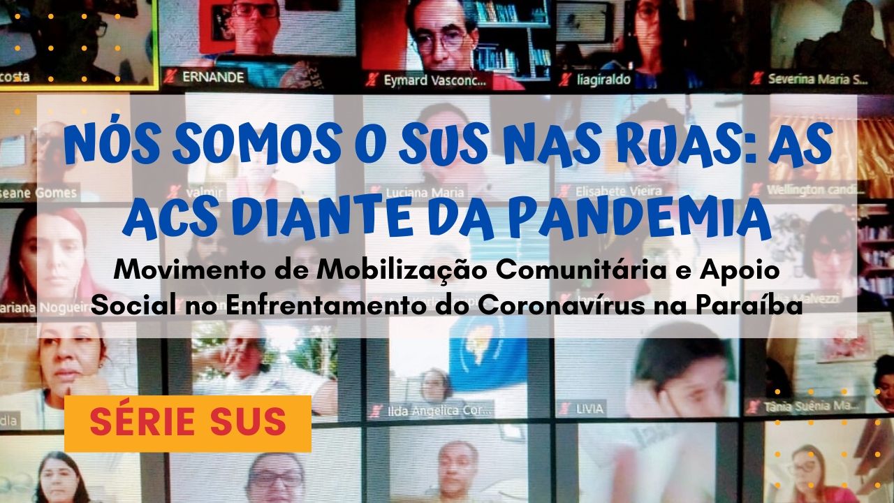 Este é o vídeo original do DEBATE on-line: NÓS SOMOS O SUS NAS RUAS: AS ACS DIANTE DA PANDEMIA. Conversamos sobre os caminhos do trabalho comunitário.