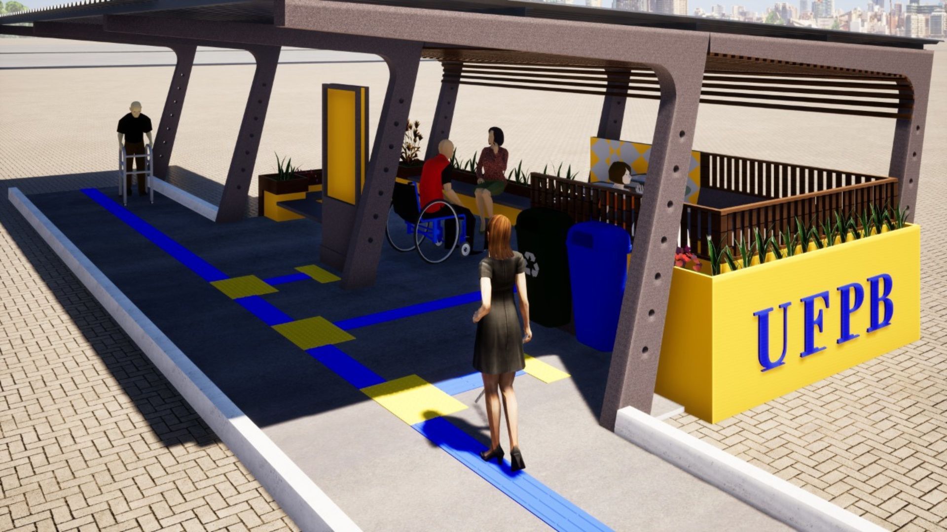 UFPB assina ordem de serviço para início das obras do Projeto Rotas Acessíveis, no Campus I UFPB assina ordem de serviço para início das obras do Projeto Rotas Acessíveis, no Campus I