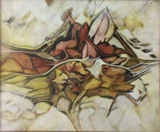 Pintura da paraibana Marlene Almeida é um dos pontos altos da mostra. Foto: Reprodução