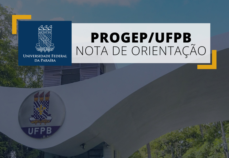 PROGEP DA UFPB DIVULGA NOTA COM ORIENTAÇÕES SOBRE LIBERAÇÃO DE SERVIDORES, NESTA QUARTA (07), MEDIANTE COMPENSAÇÃO PROGEP DA UFPB DIVULGA NOTA COM ORIENTAÇÕES SOBRE LIBERAÇÃO DE SERVIDORES, NESTA QUARTA (07), MEDIANTE COMPENSAÇÃO