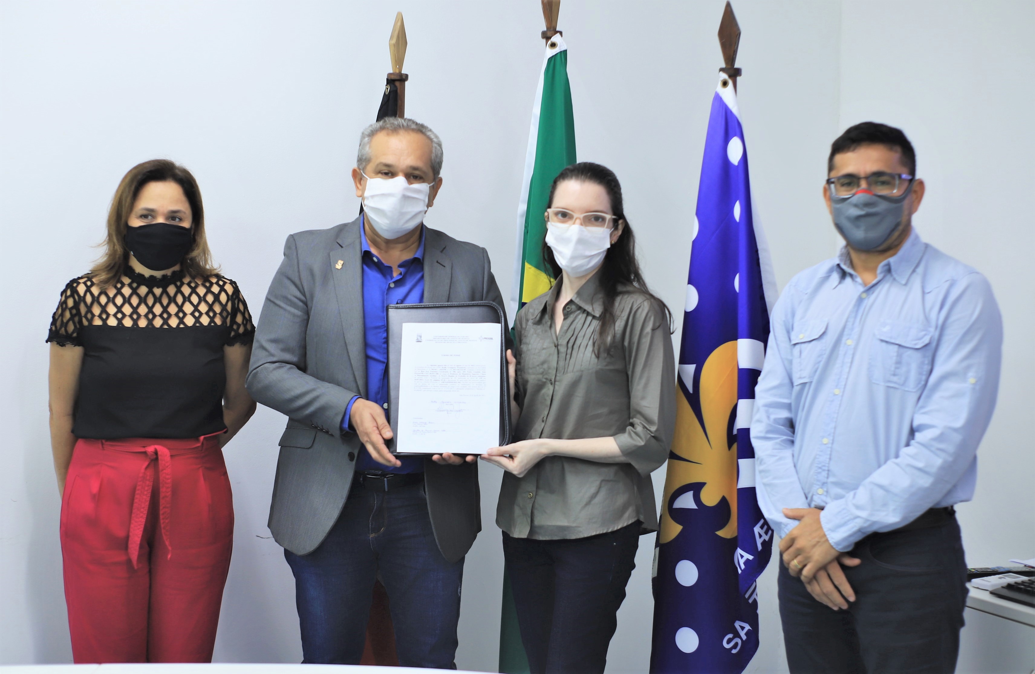 Quatro novos servidores públicos efetivos tomam posse na UFPB Foto: Angélica Gouveia