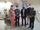 REITOR DA UFPB VISITA HOSPITAL NAPOLEÃO LAUREANO
