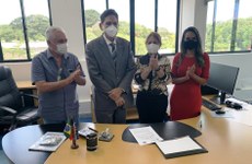 Parceria inédita tem o objetivo de melhorar ainda mais a formação e capacitação profissional dos estudantes de Direito da UFPB. Foto: UFPB-APLJ