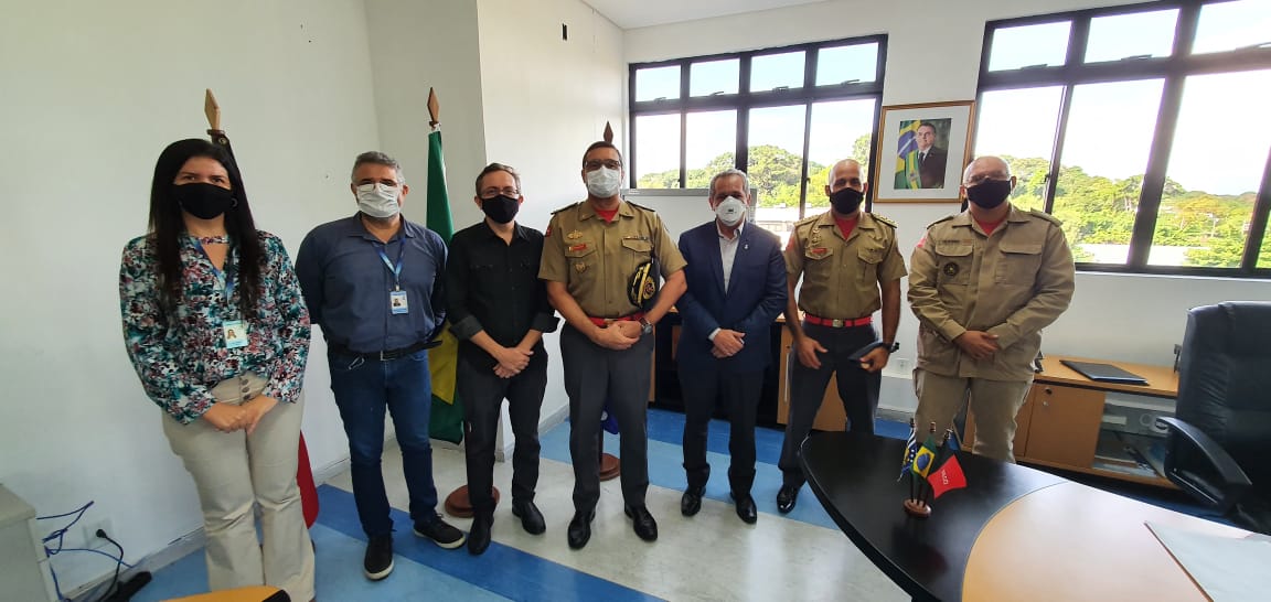 UFPB E CORPO DE BOMBEIROS INICIAM PARCERIA NAS ÁREAS DE CAPACITAÇÃO E DE PREVENÇÃO E COMBATE A INCÊNDIO Foto: Oriel Farias