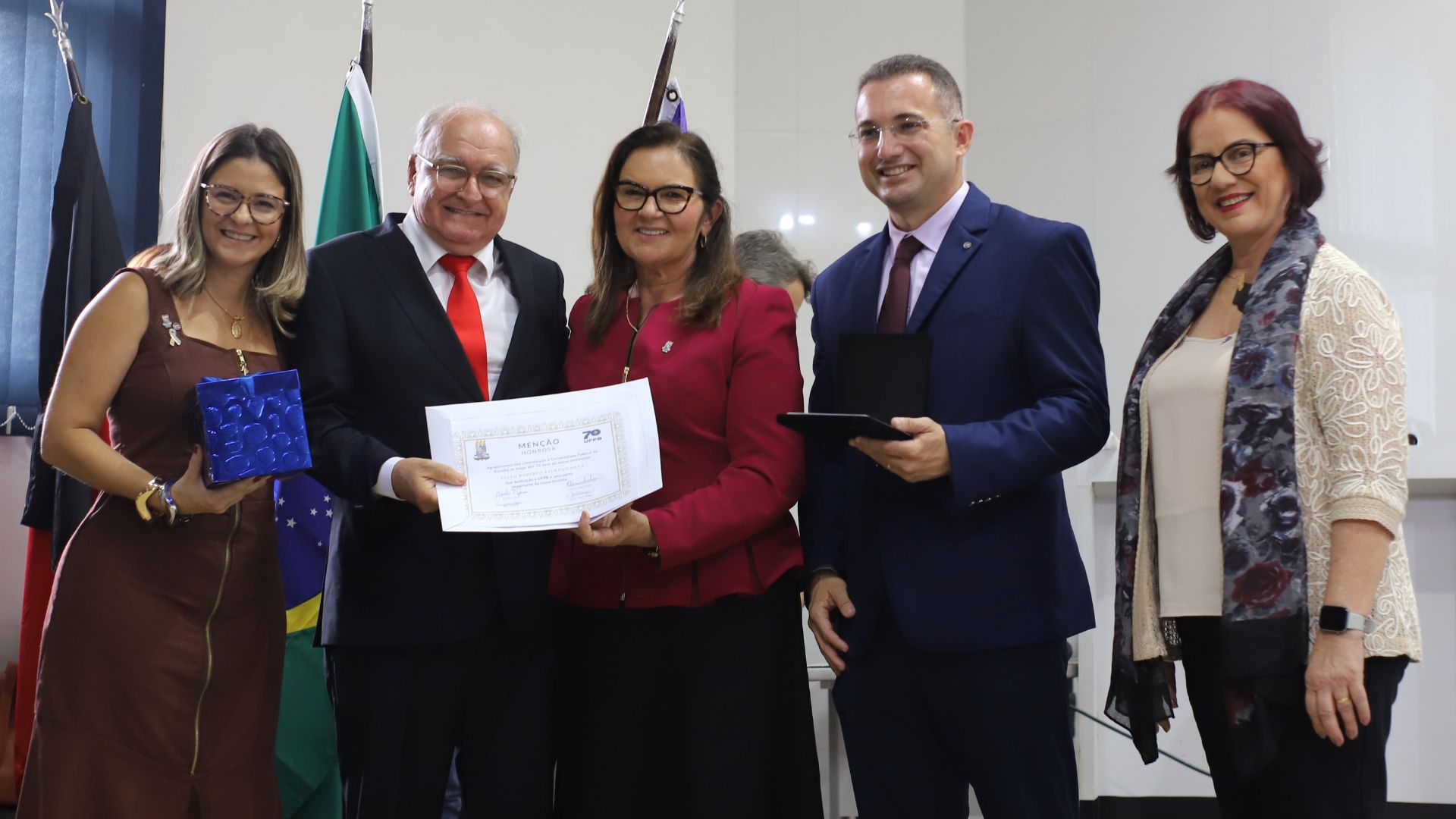 UFPB homenageia servidores do Campus IV em celebração dos 70 anos da universidade