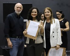 Posse coletiva da primeira chamada aconteceu em 4 de outubro. Crédito: Oriel Farias