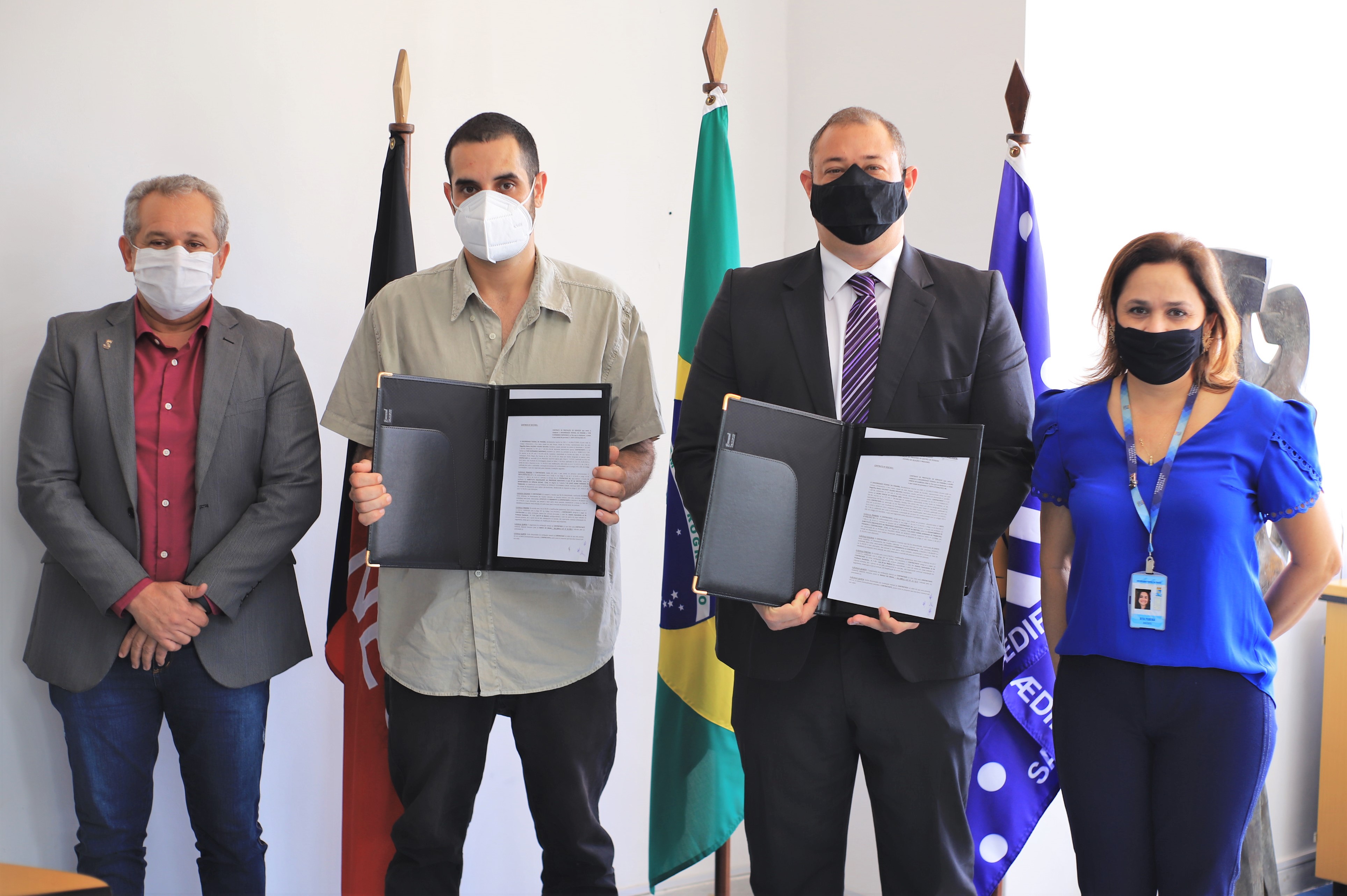 UFPB RECEPCIONA DOIS NOVOS PROFESSORES SUBSTITUTOS Foto: Angélica Gouveia