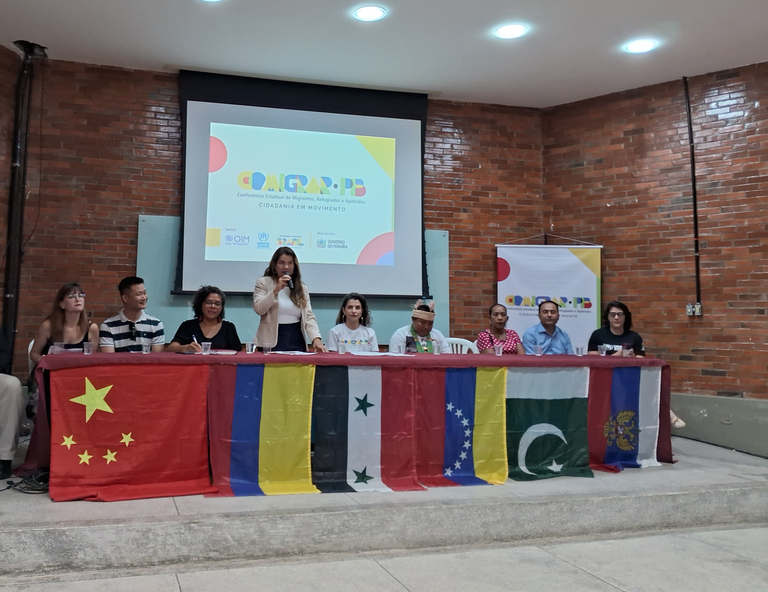 VICE-REITORA ABRE I CONFERÊNCIA ESTADUAL DE MIGRANTES, REFUGIADOS E APÁTRIDAS DA PARAÍBA VICE-REITORA ABRE I CONFERÊNCIA ESTADUAL DE MIGRANTES, REFUGIADOS E APÁTRIDAS DA PARAÍBA