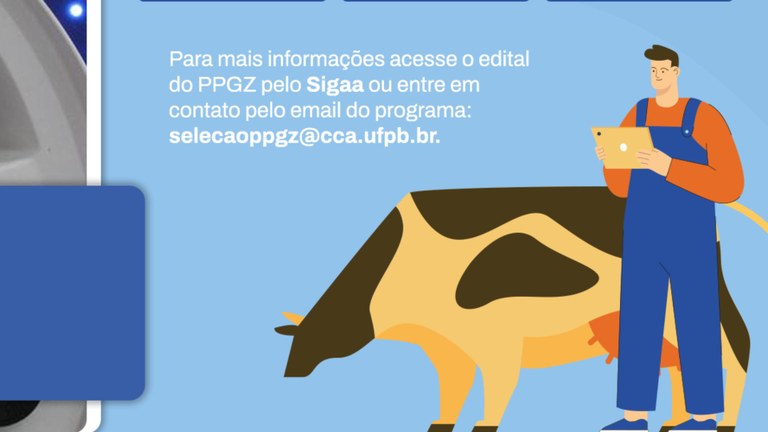 Programa de Pós-Graduação em Zootecnia da UFPB oferece vagas para Mestrado e Doutorado